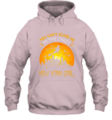 You Can't Scare Me I'm The Crazy New York Girl Hooded Sweatshirt Hooded Sweatshirt - HHHstores