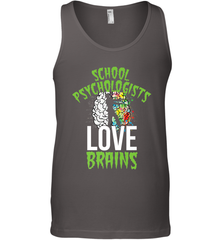 School Psychologists Love Brains Halloween Teacher Men's Tank Top Men's Tank Top - HHHstores