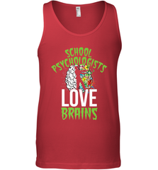 School Psychologists Love Brains Halloween Teacher Men's Tank Top Men's Tank Top - HHHstores