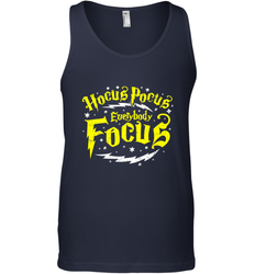 Hocus Pocus Everybody Focus Halloween Teacher Or Student Men's Tank Top