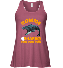 Zombie Shark Doo Doo Doo Halloween Shake Costume Lover Gifts Women's Racerback Tank Women's Racerback Tank - HHHstores