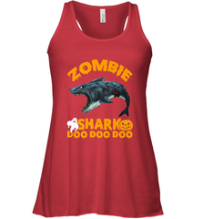 Zombie Shark Doo Doo Doo Halloween Shake Costume Lover Gifts Women's Racerback Tank Women's Racerback Tank - HHHstores