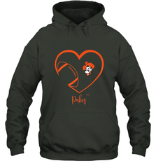 Oklahoma State Cowboys Football Inside Heart  Team Hooded Sweatshirt Hooded Sweatshirt - HHHstores