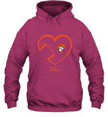 Oklahoma State Cowboys Football Inside Heart  Team Hooded Sweatshirt Hooded Sweatshirt - HHHstores