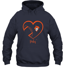 Oklahoma State Cowboys Football Inside Heart  Team Hooded Sweatshirt Hooded Sweatshirt - HHHstores