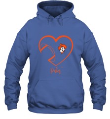 Oklahoma State Cowboys Football Inside Heart  Team Hooded Sweatshirt Hooded Sweatshirt - HHHstores