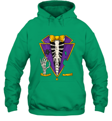 Skeleton Tuxedo Suit Halloween Costume Bones Hooded Sweatshirt Hooded Sweatshirt - HHHstores