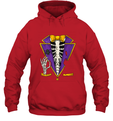Skeleton Tuxedo Suit Halloween Costume Bones Hooded Sweatshirt Hooded Sweatshirt - HHHstores