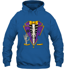 Skeleton Tuxedo Suit Halloween Costume Bones Hooded Sweatshirt Hooded Sweatshirt - HHHstores