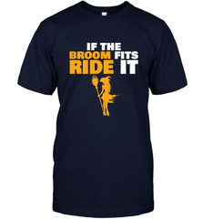 If the broom fits, ride it funny Halloween Witch Men's T-Shirt Men's T-Shirt - HHHstores