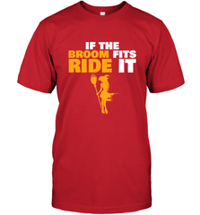 If the broom fits, ride it funny Halloween Witch Men's T-Shirt Men's T-Shirt - HHHstores
