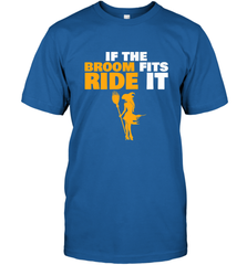 If the broom fits, ride it funny Halloween Witch Men's T-Shirt Men's T-Shirt - HHHstores