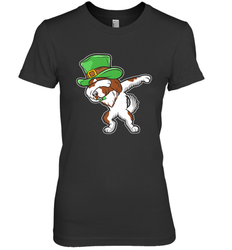 Dabbing Irish Setter Dog Leprechaun St Patricks Day Ireland Women's Premium T-Shirt