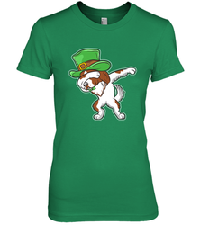 Dabbing Irish Setter Dog Leprechaun St Patricks Day Ireland Women's Premium T-Shirt