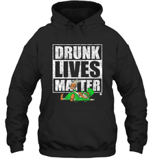 Drunk Lives Matter Leprechaun St Patricks Day Hooded Sweatshirt Hooded Sweatshirt - HHHstores
