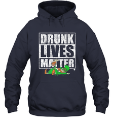 Drunk Lives Matter Leprechaun St Patricks Day Hooded Sweatshirt Hooded Sweatshirt - HHHstores