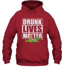 Drunk Lives Matter Leprechaun St Patricks Day Hooded Sweatshirt Hooded Sweatshirt - HHHstores
