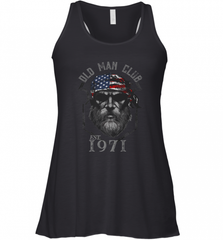 Old Man Club_ Established 1971 Women's Racerback Tank Women's Racerback Tank - HHHstores