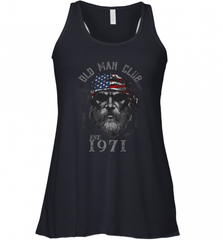 Old Man Club_ Established 1971 Women's Racerback Tank Women's Racerback Tank - HHHstores