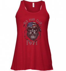 Old Man Club_ Established 1971 Women's Racerback Tank