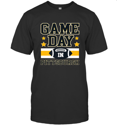 NFL Pittsburgh PA. Game Day Football Home Team Men's T-Shirt Men's T-Shirt / Black / S Men's T-Shirt - HHHstores