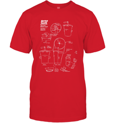 Aqua Teen Hunger Force Master Shake Sculptin Diagram Men's T-Shirt Men's T-Shirt - HHHstores