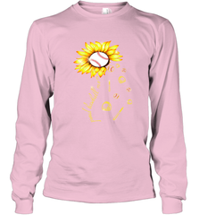 Baseball Proud Sunflower Long Sleeve T-Shirt Long Sleeve T-Shirt - HHHstores