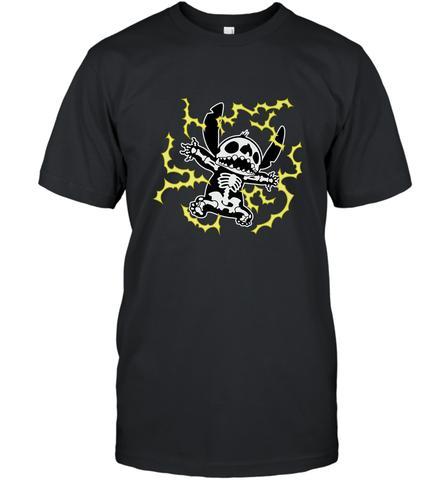 Disney Stitch Skeleton Halloween Men's T-Shirt Men's T-Shirt / Black / S Men's T-Shirt - HHHstores