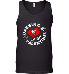 Dabbing Heart For Valentine's Day Art Graphics Heart Gift Men's Tank Top