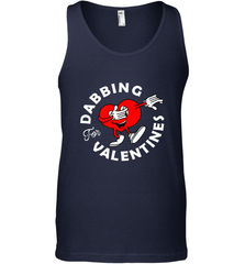 Dabbing Heart For Valentine's Day Art Graphics Heart Gift Men's Tank Top Men's Tank Top - HHHstores