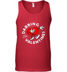 Dabbing Heart For Valentine's Day Art Graphics Heart Gift Men's Tank Top Men's Tank Top - HHHstores