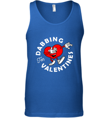 Dabbing Heart For Valentine's Day Art Graphics Heart Gift Men's Tank Top Men's Tank Top - HHHstores