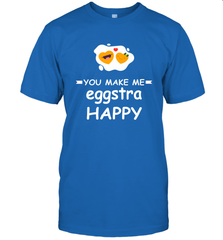 You Make Me Eggstra happy,Funny Valentine His and Her Couple Men's T-Shirt Men's T-Shirt - HHHstores