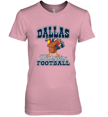 Dallas Thanksgiving Day Funny Turkey Playing Texas Football Premium T Shirt Women's Premium T-Shirt Women's Premium T-Shirt - HHHstores