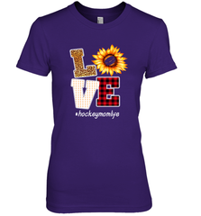 Love Hockey Mom Life Design Women's Premium T-Shirt Women's Premium T-Shirt - HHHstores