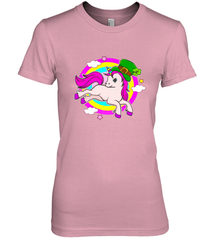 Irish Leprechaun Unicorn Cute St Patricks Day Ireland Women's Premium T-Shirt Women's Premium T-Shirt - HHHstores