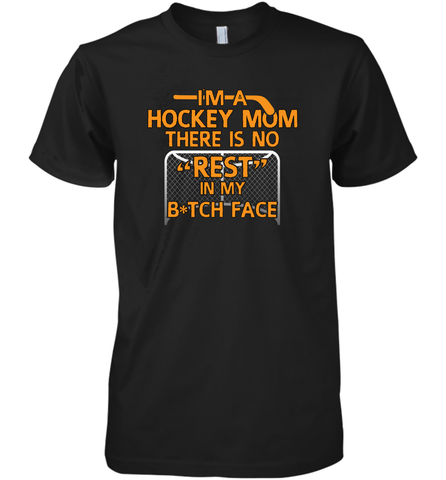 Im A hockey Mom Design Men's Premium T-Shirt Men's Premium T-Shirt / Black / XS Men's Premium T-Shirt - HHHstores