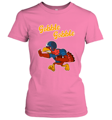 Turkey Football Shirt Funny Thanksgiving Turkey Gobble Gift Women's T-Shirt Women's T-Shirt - HHHstores