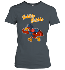 Turkey Football Shirt Funny Thanksgiving Turkey Gobble Gift Women's T-Shirt Women's T-Shirt - HHHstores