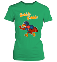 Turkey Football Shirt Funny Thanksgiving Turkey Gobble Gift Women's T-Shirt Women's T-Shirt - HHHstores