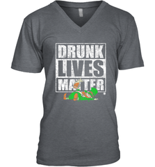 Drunk Lives Matter Leprechaun St Patricks Day Men's V-Neck Men's V-Neck - HHHstores