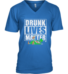 Drunk Lives Matter Leprechaun St Patricks Day Men's V-Neck Men's V-Neck - HHHstores