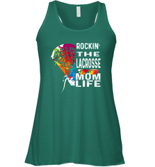 Lacrosse Rockin The Mom Life Women's Racerback Tank Women's Racerback Tank - HHHstores
