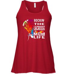 Lacrosse Rockin The Mom Life Women's Racerback Tank