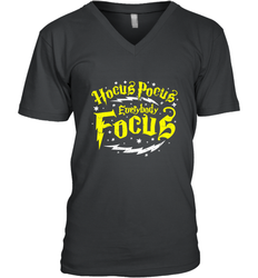 Hocus Pocus Everybody Focus Halloween Teacher Or Student Men's V-Neck