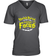 Hocus Pocus Everybody Focus Halloween Teacher Or Student Men's V-Neck Men's V-Neck - HHHstores