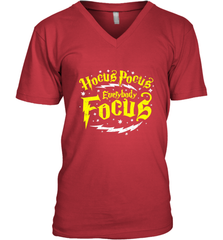 Hocus Pocus Everybody Focus Halloween Teacher Or Student Men's V-Neck Men's V-Neck - HHHstores
