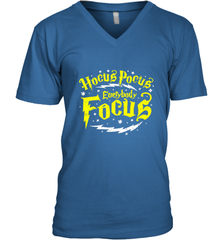 Hocus Pocus Everybody Focus Halloween Teacher Or Student Men's V-Neck Men's V-Neck - HHHstores
