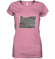 Oregon Pride Tee, Oregon Coast Tshirt, Forest Tree Women's V-Neck T-Shirt Women's V-Neck T-Shirt - HHHstores