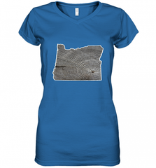 Oregon Pride Tee, Oregon Coast Tshirt, Forest Tree Women's V-Neck T-Shirt Women's V-Neck T-Shirt - HHHstores